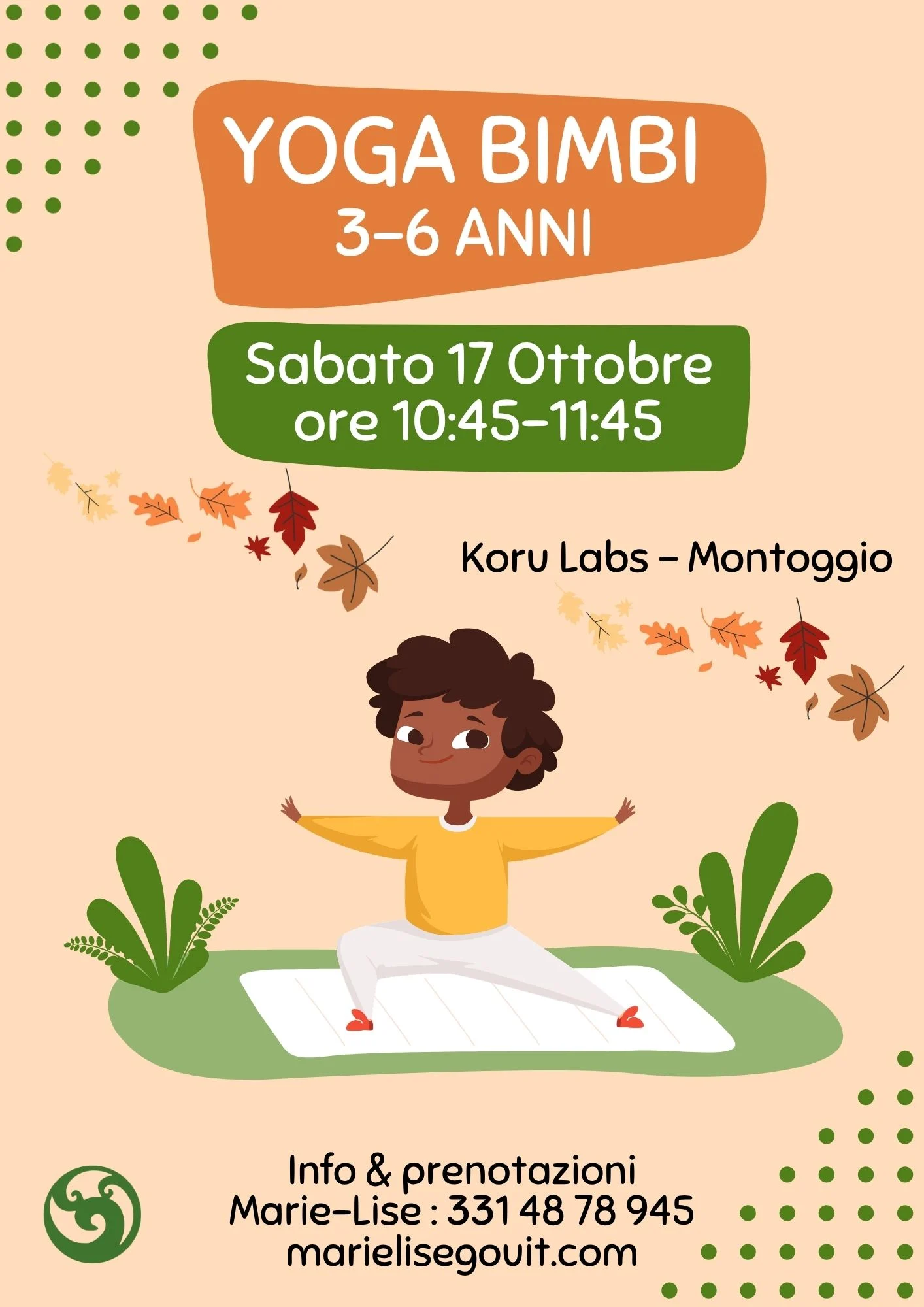 image Marie-Lise Gouit page yoga enfants des saisons
